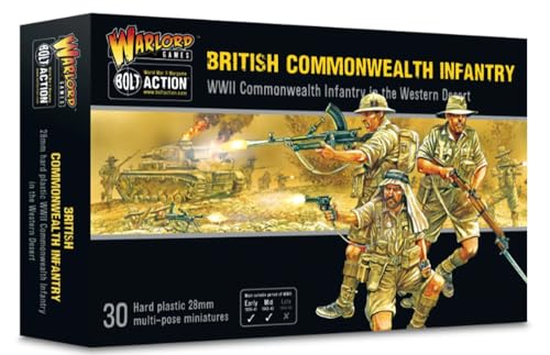 Warlord Games 402011017 Britische Commonwealth-Infanterie Army,Italy Tisch-Miniaturen, Unlackiert, S von Warlord Games