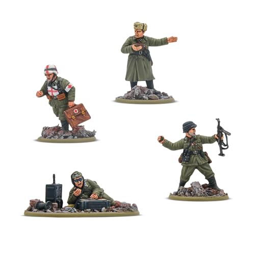 Warlord Games Deutsche Armee-Veteranen-Hauptquartiere – 28 mm große Harz-Miniaturen für Bolzenaktion, sehr detaillierte Miniaturen aus dem 2. Weltkrieg Warlord Games Deutsche Armee-Veteranen-Hauptquartiere – 28 mm große Harz-Miniaturen für Bolzenaktion, sehr detaillierte Miniaturen aus dem 2. Weltkrieg von Warlord Games