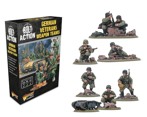 Warlord Games Deutsche Armee-Veteranen-Waffenteams – 28 mm große Harz-Miniaturen für Bolzenaktion, sehr detaillierte Miniaturen aus dem 2. Weltkrieg Warlord Games Deutsche Armee-Veteranen-Waffenteams – 28 mm große Harz-Miniaturen für Bolzenaktion, sehr detaillierte Miniaturen aus dem 2. Weltkrieg von Warlord Games