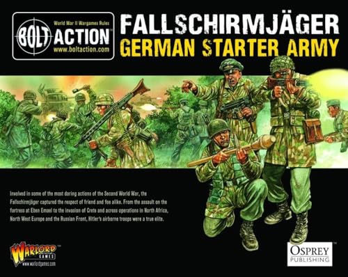 Warlord Games Fallschirmjager German Starter Army - Bolt Action 28mm Minatures WWII Table Top Game by Warlord Warlord Games Fallschirmjager German Starter Army - Bolt Action 28mm Minatures WWII Table Top Game by Warlord von Warlord Games