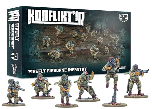 Warlord Games Firefly Airborne Infantry - United States Miniatures for Konflikt 47 Highly Detailed 28mm Scale Miniatures von Warlord Games