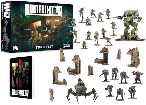 Warlord Games Konflikt '47 Starter-Set – 28 mm Tabletop Miniatur Wargaming für 2 oder mehr Spieler von Warlord Games