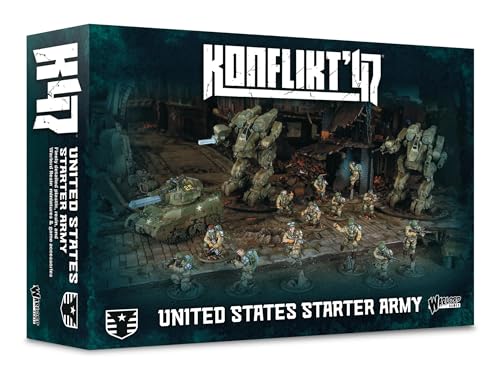 Warlord Games Konflikt 47 United States Starter Army - Sehr detaillierte Miniaturen im Maßstab 28 mm von Warlord Games
