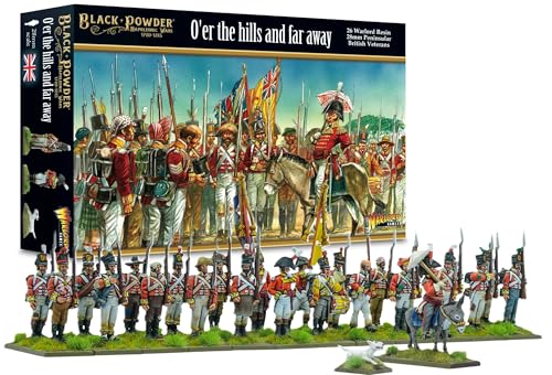 Warlord Games O'er The Hills And Far Away (British Peninsular Veterans) – Miniaturen für Schwarzpulver im Maßstab 28 mm, sehr detaillierte napoleonische Ära für Tisch-Kriegsspiele von Warlord Games