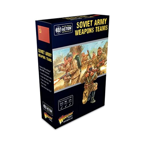 Warlord Games Sowjetische Armeewaffen-Teams – 28 mm große Miniaturen für Bolt Action, sehr detaillierte Miniaturen aus dem 2. Weltkrieg für Tisch-Wargaming Warlord Games Sowjetische Armeewaffen-Teams – 28 mm große Miniaturen für Bolt Action, sehr detaillierte Miniaturen aus dem 2. Weltkrieg für Tisch-Wargaming von Warlord Games