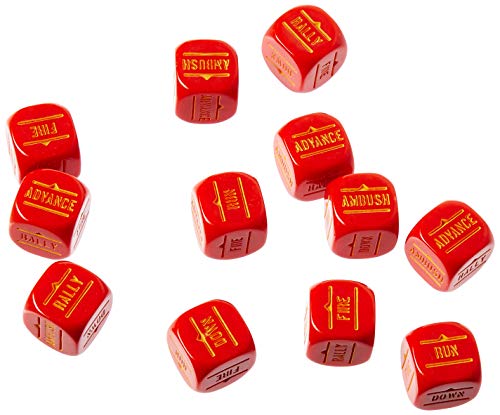 Warlord Games WGB-DICE-15 Zubehör, Rot von Warlord Games