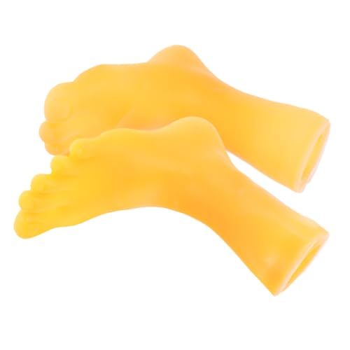 Warmhm 1 Paar Für Katzen Für Katzen Kätzchen Mini-hände Für Katzen Starke Katzenminze Katze Zauberstab Fingerpuppen Tierpuppen Streich Rattenpuppe Vinyl von Warmhm