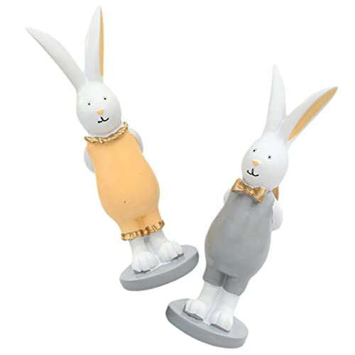 Warmhm 1 Paar Hasendekoration Thematisiert Häschen-Halloween-kostüm Bausatz Osterhase Hamsterzubehör Haustier Zucht Meerschweinchenkäfig Hasenkostüm Hund Mini-gartendekoration Figur Harz Warmhm 1 Paar Hasendekoration Thematisiert Häschen-Halloween-kostüm Bausatz Osterhase Hamsterzubehör Haustier Zucht Meerschweinchenkäfig Hasenkostüm Hund Mini-gartendekoration Figur Harz von Warmhm