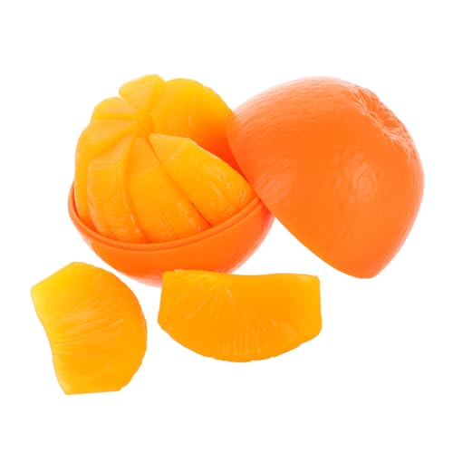 Warmhm 1 Satz 3D -puzzlespielzeug Süße Puzzlewürfel Fruchtwürfel Obst-Puzzle- Würfelpuzzle Für Kunststoff Kunststoff Orange von Warmhm