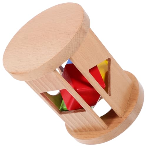 Warmhm 1 Satz Aktivitätswürfel aus Holz für Kleinkinder Montessori zur Motorischer Fähigkeiten mit Bunten Formen und Rollendem Trommel Lehrmittel für Kindergarten und Unterwegs Warmhm 1 Satz Aktivitätswürfel aus Holz für Kleinkinder Montessori zur Motorischer Fähigkeiten mit Bunten Formen und Rollendem Trommel Lehrmittel für Kindergarten und Unterwegs von Warmhm