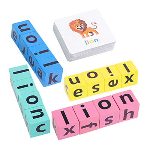 Warmhm 1 Satz Alphabet Lernspielzeug aus Montessori Spelling Toy mit Karten Pädagogisches zur Sprachentwicklung für Kleinkinder und Vorschulkinder Warmhm 1 Satz Alphabet Lernspielzeug aus Montessori Spelling Toy mit Karten Pädagogisches zur Sprachentwicklung für Kleinkinder und Vorschulkinder von Warmhm