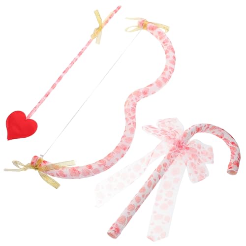 Warmhm 1 Satz Amor- - Und Bogen-Set Amor Kostüm Damen Stütze Bausatz Amor Kostüm Für Amor Bogen des Amors Valentinstag-Halloween-Amor-kostümzubehör Herz Kostüm Plastik Warmhm 1 Satz Amor- - Und Bogen-Set Amor Kostüm Damen Stütze Bausatz Amor Kostüm Für Amor Bogen des Amors Valentinstag-Halloween-Amor-kostümzubehör Herz Kostüm Plastik von Warmhm