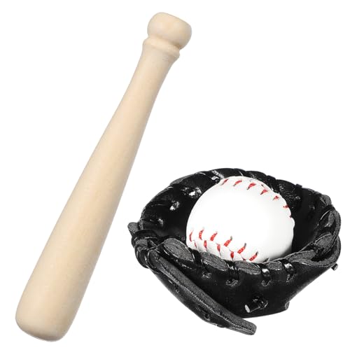 Warmhm 1 Satz Baseball-Modell klein Zubehör sicherheitsleine für spielsachen Mini-Sportspielzeug Sportbälle Pu von Warmhm