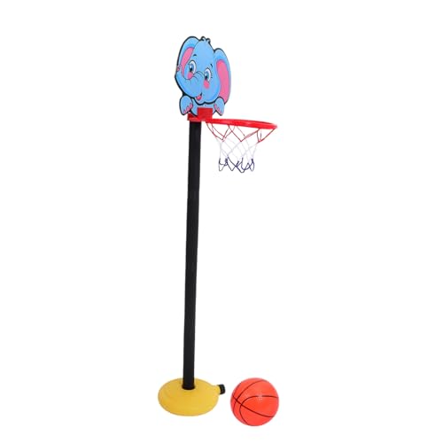 Warmhm 1 Satz Basketball Korb Höhenverstellbar Indoor Outdoor Basketball für Kleinkinder Mobiler Basketballständer mit Elefantendesign Fördert Motorische Fähigkeiten und Koordination Warmhm 1 Satz Basketball Korb Höhenverstellbar Indoor Outdoor Basketball für Kleinkinder Mobiler Basketballständer mit Elefantendesign Fördert Motorische Fähigkeiten und Koordination von Warmhm