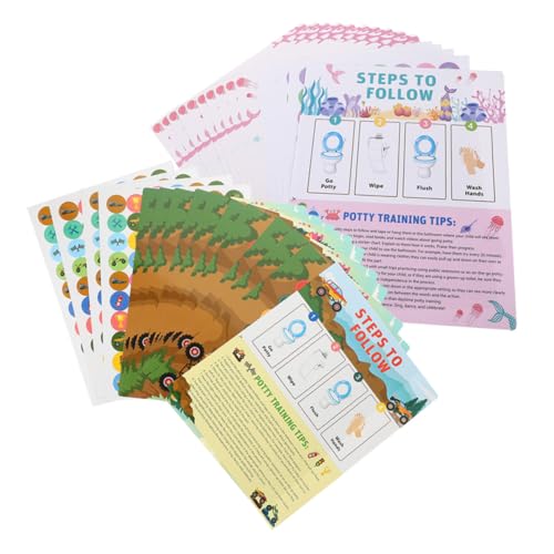 Warmhm 1 Satz Belohnungstafel für Töpfchentraining für Bunten Aufklebern und Lustigen Motiven für Sauberkeitserziehung von Kleinkindern aus Sicherem Papiermaterial Einfach zu Verwenden Warmhm 1 Satz Belohnungstafel für Töpfchentraining für Bunten Aufklebern und Lustigen Motiven für Sauberkeitserziehung von Kleinkindern aus Sicherem Papiermaterial Einfach zu Verwenden von Warmhm