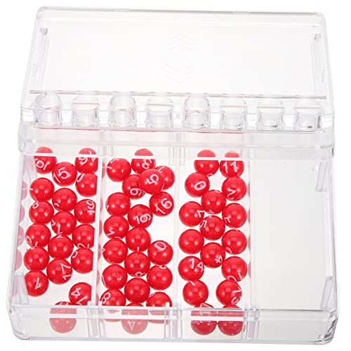 Warmhm 1 Satz Bingo Kugeln Nur Nummerierte Kugeln Maschinenverlosung Traditionelle Spiele Lotteriespiel Requisiten Partyspiele Requisiten Lustiges Partyspielzeug Bingo Spiele Spielzeuge von Warmhm