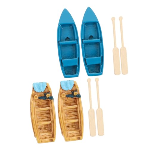 Warmhm 1 Satz Boot Dekoration Teiliges DIY Strand Ornament aus Resin für Puppenhaus Mikro Landschaft und Tischdeko Kreative Geschenkidee für Freunde und Familie von Warmhm