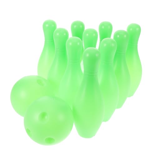 Warmhm 1 Satz Bowlingkugel Aktivitäten für Mini-Bowling-Tischspiel Minispiele Indoor-Bowling Bowlingkegel aus Kunststoff bowlen Mini Spiel Sport Light Green Warmhm 1 Satz Bowlingkugel Aktivitäten für Mini-Bowling-Tischspiel Minispiele Indoor-Bowling Bowlingkegel aus Kunststoff bowlen Mini Spiel Sport Light Green von Warmhm