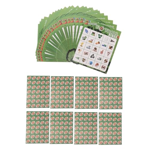 Warmhm 1 Satz -Brettspiel fußball Party deko Bingo-Spielkarten Fußball -Party -Dekorationen Bingokarten wiederverwendbar Fußball-Brettspiel Dekorationen für Fußballpartys Papier Warmhm 1 Satz -Brettspiel fußball Party deko Bingo-Spielkarten Fußball -Party -Dekorationen Bingokarten wiederverwendbar Fußball-Brettspiel Dekorationen für Fußballpartys Papier von Warmhm