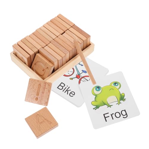 Warmhm 1 Satz Briefverfolgungsbrett Holz-Alphabet-zeichenbretter Kleinkind Rätsel Buchstabenblock Lernen Kleinkind-Puzzle Alphabet-rechtschreibspiel Papier Beige Warmhm 1 Satz Briefverfolgungsbrett Holz-Alphabet-zeichenbretter Kleinkind Rätsel Buchstabenblock Lernen Kleinkind-Puzzle Alphabet-rechtschreibspiel Papier Beige von Warmhm