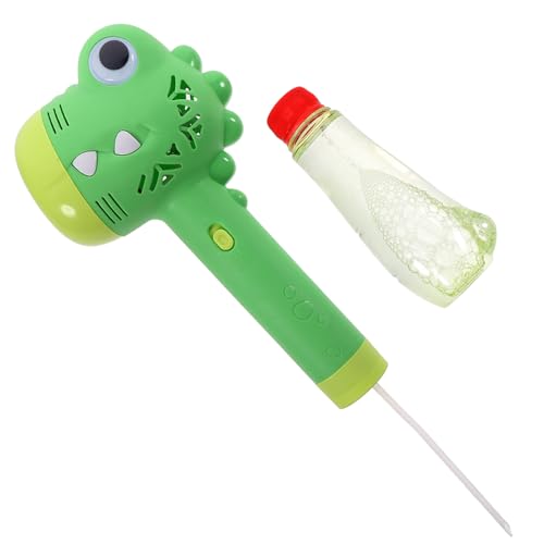 Warmhm 1 Satz Bubble-Stick- Krokodil-blasenspielzeug Seifenblasen- Seifenblasenmaschine Für Party Partyzubehör Cartoon-blasenmacher- Plastik Light Green von Warmhm
