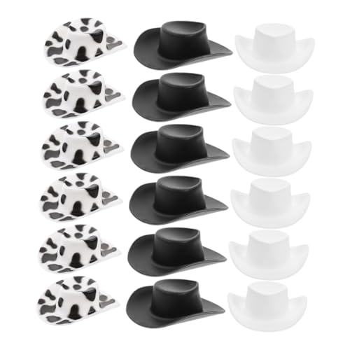 Warmhm 1 Satz Cowboy Hüte für Puppen Teiliges DIY Zubehör und Dekoration für Puppenhäuser und Party Accessoires Warmhm 1 Satz Cowboy Hüte für Puppen Teiliges DIY Zubehör und Dekoration für Puppenhäuser und Party Accessoires von Warmhm