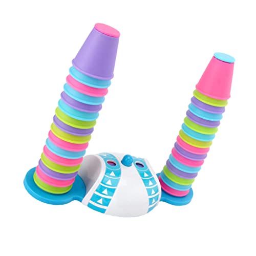 Warmhm 1 Satz Cup -Stapelspielzeug -Stapelbecher- stapelbares Lernspielzeug pädagogischer Stapelbecher stapeln Plastik Colorful von Warmhm