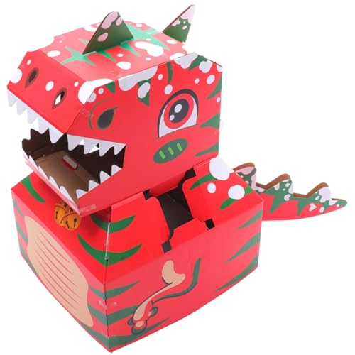 Warmhm 1 Satz DIY Papp Dinosaurier Kartonbox für Kreatives Bastel und Rollenspielzeug Fördert Fantasie und Hand Augen Koordination Lernspielzeug für Jungen Warmhm 1 Satz DIY Papp Dinosaurier Kartonbox für Kreatives Bastel und Rollenspielzeug Fördert Fantasie und Hand Augen Koordination Lernspielzeug für Jungen von Warmhm