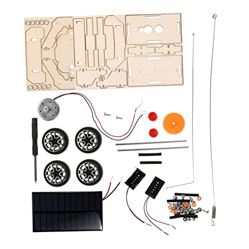 Warmhm 1 Satz DIY Solar Energiespielzeug Auto für Ferngesteuertes Fördert Interesse an Wissenschaft für Ab Jahren ohne Batterie von Warmhm