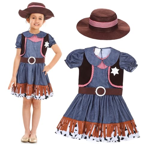 Warmhm 1 Satz Damen -Denim -Kleidung für Frauen Cowgirl-Kostüm für Mädchen und Land Cowboykleidung für Frauen kostüm Western-Outfit für Frauen westliches Kleid Tuch Warmhm 1 Satz Damen -Denim -Kleidung für Frauen Cowgirl-Kostüm für Mädchen und Land Cowboykleidung für Frauen kostüm Western-Outfit für Frauen westliches Kleid Tuch von Warmhm