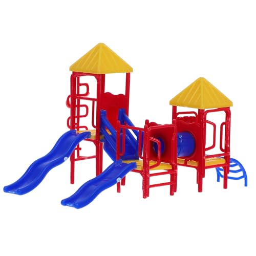 Warmhm 1 Satz Diamodell Puppenhausdekoration Puppe Rutsche Miniatur-Spielplatzmodell Mini House Accessory Puppenhausverzierungen Sandtisch Materialien Plastik Warmhm 1 Satz Diamodell Puppenhausdekoration Puppe Rutsche Miniatur-Spielplatzmodell Mini House Accessory Puppenhausverzierungen Sandtisch Materialien Plastik von Warmhm