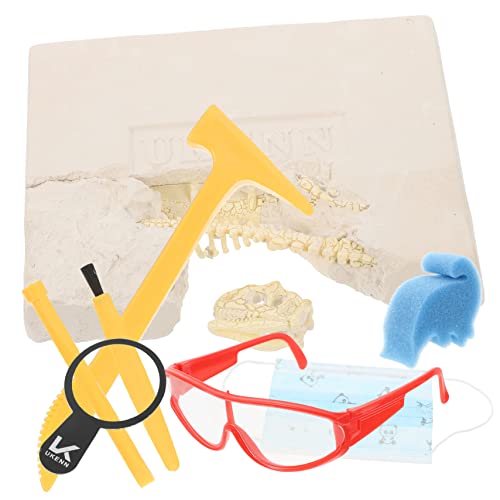 Warmhm 1 Satz Dinosaurier Ausgrabungsset für Dinosaurier Skelett Ausgrabungswerkzeug Lehrspielzeug für Kleine Archäologen Kreatives zum Ausgraben von Fossilien für Jungen und Ab Jahren Warmhm 1 Satz Dinosaurier Ausgrabungsset für Dinosaurier Skelett Ausgrabungswerkzeug Lehrspielzeug für Kleine Archäologen Kreatives zum Ausgraben von Fossilien für Jungen und Ab Jahren von Warmhm
