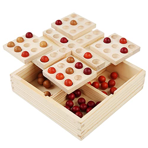 Warmhm 1 Satz Drehbares in Reihe Schachspiel Multifunktionales Brettspiel für Familien Sicheres Holzmaterial Interaktives für Reisen und Partys Fördert Logisches und Strategische Planung Warmhm 1 Satz Drehbares in Reihe Schachspiel Multifunktionales Brettspiel für Familien Sicheres Holzmaterial Interaktives für Reisen und Partys Fördert Logisches und Strategische Planung von Warmhm