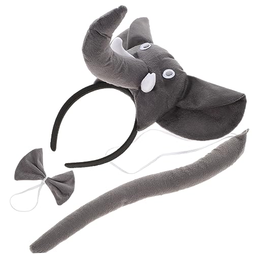 Warmhm Elefanten-Stirnband Und -Set Tierohr-Haarband Für Jungen Und Mädchen Party-dekorationsset von Warmhm
