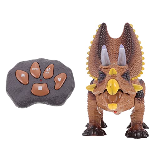 Warmhm 1 Satz Elektrischer Triceratops Dinosaurier für Luminous Walking Dinosaur mit Musik und Lichtern für Jungen und Batteriefrei Geliefert Sicher und Robust Warmhm 1 Satz Elektrischer Triceratops Dinosaurier für Luminous Walking Dinosaur mit Musik und Lichtern für Jungen und Batteriefrei Geliefert Sicher und Robust von Warmhm