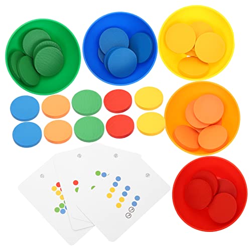 Warmhm 1 Satz Farben Sortieren für Montessori Lernspielzeug zur Farbklassifizierung und Motorischen Entwicklung für Vorschule und Zuhause von Warmhm