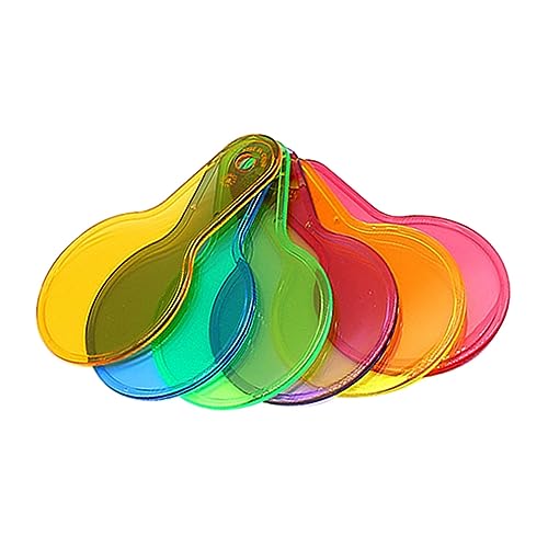 Warmhm 1 Satz Farbige Transparente Paddel für Teiliges Experimenten und Wissenschaft und Farben für Unterricht und Kreatives Basteln Warmhm 1 Satz Farbige Transparente Paddel für Teiliges Experimenten und Wissenschaft und Farben für Unterricht und Kreatives Basteln von Warmhm