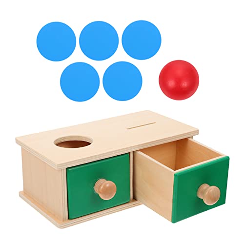 Warmhm 1 Satz Feinmotorikspielzeug Pädagogisches Holzspielzeug für Zielbox für Hand Koordination Interaktives Kreativität Sozialen Fähigkeiten von Warmhm