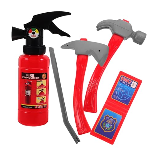 Warmhm 1 Satz Feuerwehranzug für Kleinkindbadspielzeug für Mädchen Spiele werkzeugkasten kinderwerkzeugkisten feuerlöscher Feuerwehr-Cosplay-Set Abs rot Warmhm 1 Satz Feuerwehranzug für Kleinkindbadspielzeug für Mädchen Spiele werkzeugkasten kinderwerkzeugkisten feuerlöscher Feuerwehr-Cosplay-Set Abs rot von Warmhm