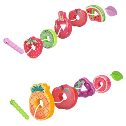 Warmhm 1 Satz Früchte kichern Kleinkind -Threading - Obstperlenspielzeug zum Auffädeln von Früchten Frühe Lernspielzeug Fruchtspielzeug Obstschnürung für Abs Warmhm 1 Satz Früchte kichern Kleinkind -Threading - Obstperlenspielzeug zum Auffädeln von Früchten Frühe Lernspielzeug Fruchtspielzeug Obstschnürung für Abs von Warmhm