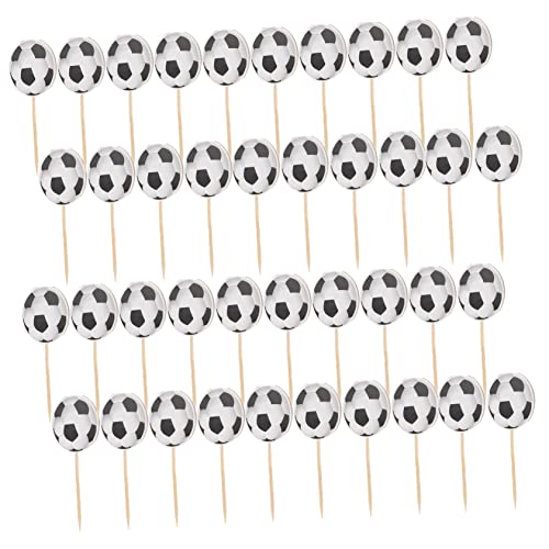Warmhm 1 Satz Fußball-zahnstocher-flagge Dekoration Kuchen Kugeln Cupcake Topper Desserteinsatz Topper Mousse Packetbandrollen Faschingsdeko Cupcake-topper Muffin-topper Papier 24 Stück Warmhm 1 Satz Fußball-zahnstocher-flagge Dekoration Kuchen Kugeln Cupcake Topper Desserteinsatz Topper Mousse Packetbandrollen Faschingsdeko Cupcake-topper Muffin-topper Papier 24 Stück von Warmhm