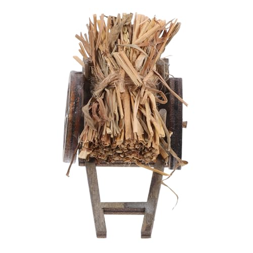 Warmhm 1 Set Miniatur Stroh Haufen Und Warenkorb Puppenhaus Garten Zubehör Für Mädchen Spielzeug Mini Decor von Warmhm