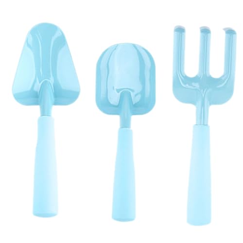 Warmhm 1 Satz Gartenset Für Graben Pflanzwerkzeuge Sandkastenspielzeug Für Den Strand Mini-gartenschaufel Gartenschaufel Hof Eisen Sky-Blue von Warmhm