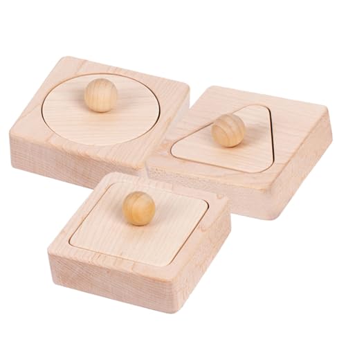 Warmhm 1 Satz Geometrische Formpassungsspielzeuge Kleinkind-Form-Puzzle Geometrisches Blockspielzeug für geometrische formpassende Blöcke sortieren hölzern Warmhm 1 Satz Geometrische Formpassungsspielzeuge Kleinkind-Form-Puzzle Geometrisches Blockspielzeug für geometrische formpassende Blöcke sortieren hölzern von Warmhm