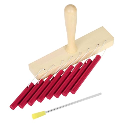 Warmhm 1 Satz Glockenanordnung Aus Aluminiumrohr 8-ton-glockenspielinstrument Glocken-Instrument Percussion-handglocke Aluminiumröhrchenspiel Rot Massivholz Warmhm 1 Satz Glockenanordnung Aus Aluminiumrohr 8-ton-glockenspielinstrument Glocken-Instrument Percussion-handglocke Aluminiumröhrchenspiel Rot Massivholz von Warmhm