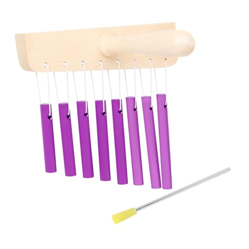 Warmhm 1 Satz Glockenanordnung Aus Aluminiumrohr Aluminiumröhrchenspiel -Percussion-Glockenspiel Handglockenschlagwerk Schlagzeug Ton Massivholz Violett Warmhm 1 Satz Glockenanordnung Aus Aluminiumrohr Aluminiumröhrchenspiel -Percussion-Glockenspiel Handglockenschlagwerk Schlagzeug Ton Massivholz Violett von Warmhm