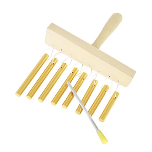 Warmhm 1 Satz Glockenanordnung Aus Aluminiumrohr Klimpern Glocken Für Acht Schlagwindspiel Einreihige Windspiele Instrument Aluminiumröhrchenspiel Golden Massivholz Warmhm 1 Satz Glockenanordnung Aus Aluminiumrohr Klimpern Glocken Für Acht Schlagwindspiel Einreihige Windspiele Instrument Aluminiumröhrchenspiel Golden Massivholz von Warmhm