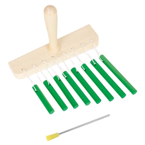 Warmhm 1 Satz Glockenanordnung aus Aluminiumrohr Percussion- Kleinkinder Musical Instrument mit 8-Ton-Bündelglockenanordnung Kinderspielzeug Massivholz Green Warmhm 1 Satz Glockenanordnung aus Aluminiumrohr Percussion- Kleinkinder Musical Instrument mit 8-Ton-Bündelglockenanordnung Kinderspielzeug Massivholz Green von Warmhm