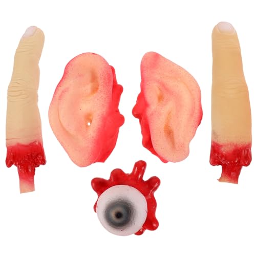 Warmhm 1 Satz Halloween-Orgelrequisiten Schäkel Gasthaus Kostüm Dekoration Kette Halloween Horror deko Halloween grusel deko gefälschte Körperteile Simulation menschlicher Organe Emulsion von Warmhm