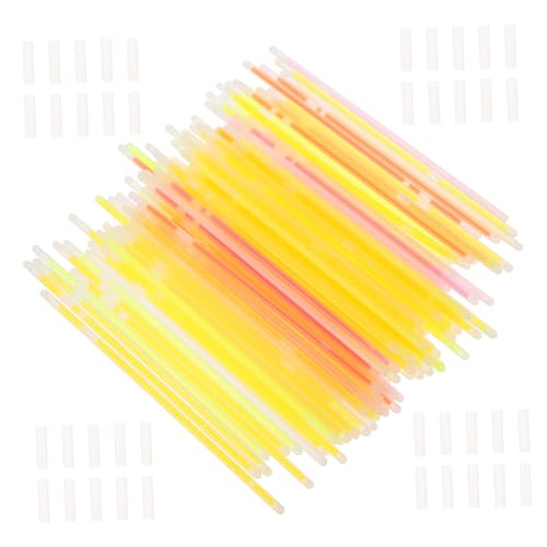 Warmhm 1 Satz Hochglanzstäbiges Armband Große Leuchtstäbe Leuchtrequisite fluoreszierendes Glühstäbe Leuchtstab kleine Leuchtstäbe leuchtende Stütze glühendes flüssig von Warmhm